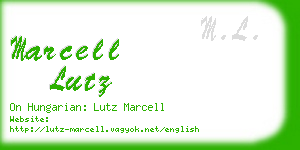 marcell lutz business card